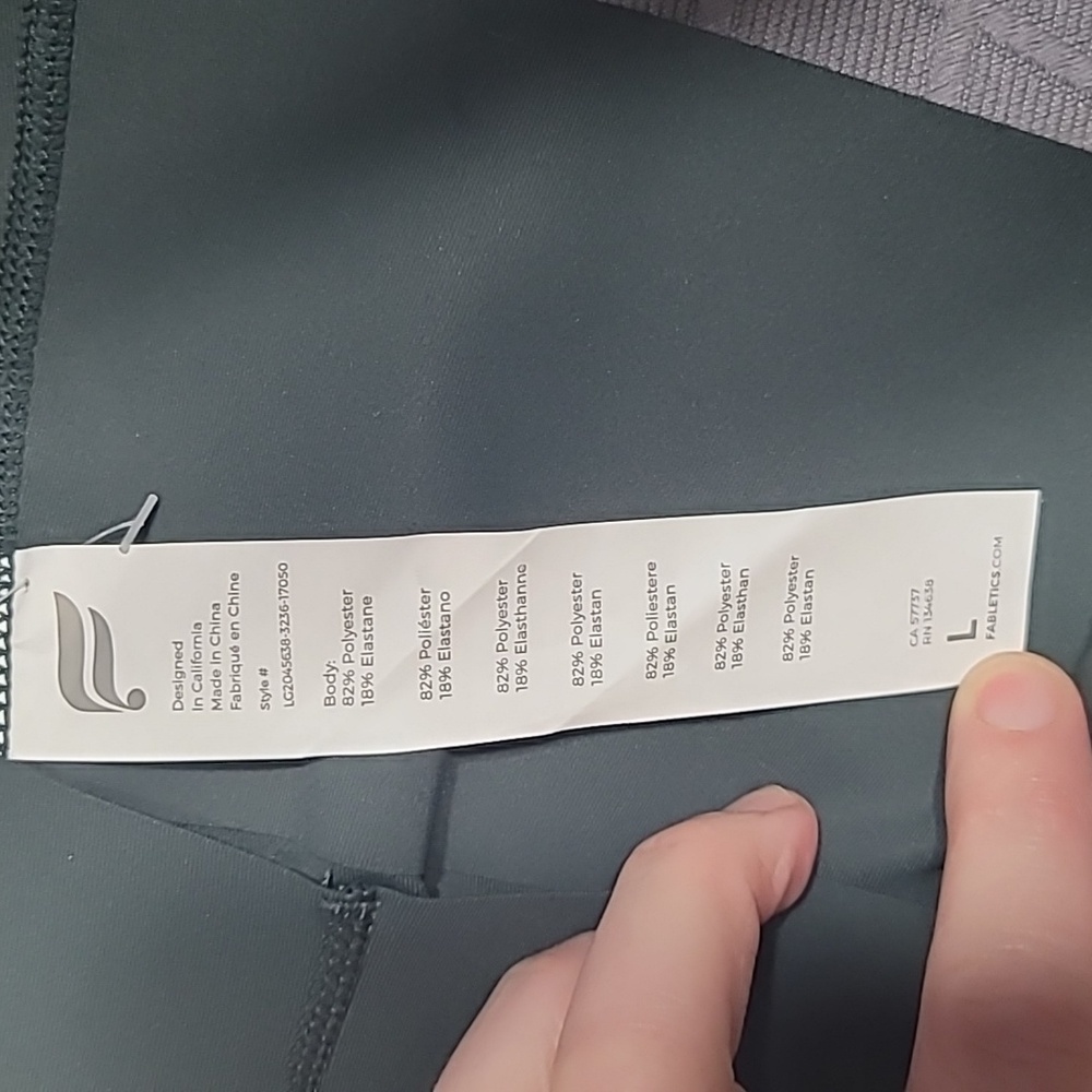 NWT Fabletics High-Waisted PureLuxe Minimal Legging NWT - Picture 5 of 5
